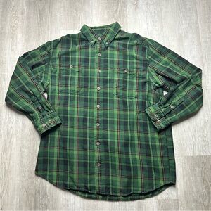 Duluth Trading Company Plaid Flannel Button Down Shirt